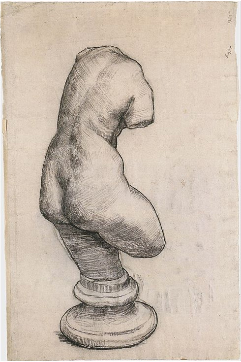 Vincent van Gogh Torso de Venus Drawing Vincent van Gogh's Torso de Venus Drawing