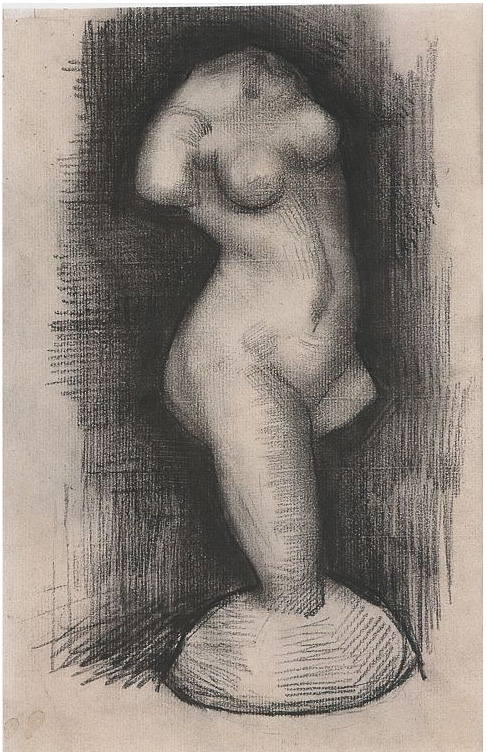 Vincent van Gogh Torso de Venus Drawing Vincent van Gogh's Torso de Venus Drawing