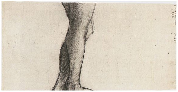 Vincent van Gogh Piernas de una mujer Drawing Vincent van Gogh's Piernas de una mujer Drawing