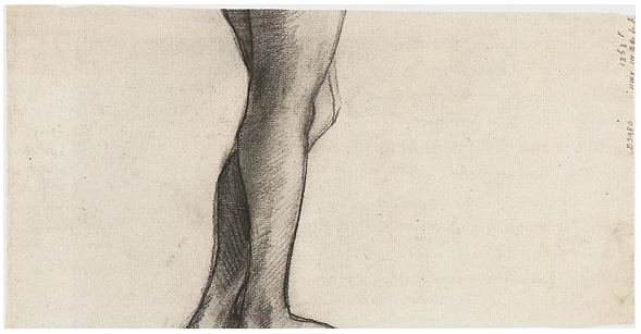 Vincent van Gogh's Woman's Legs, A Drawing
