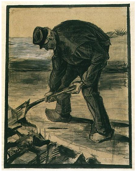 Vincent van Gogh Excavador Graphic Vincent van Gogh's Excavador Graphic