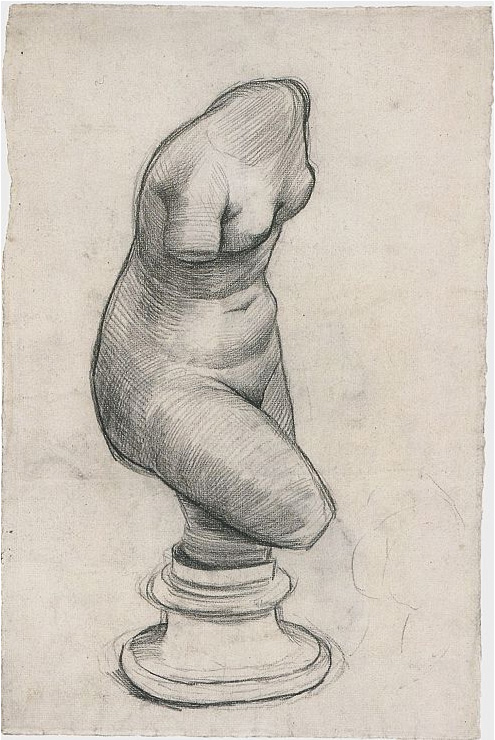 Vincent van Gogh Torso de Venus Drawing Vincent van Gogh's Torso de Venus Drawing