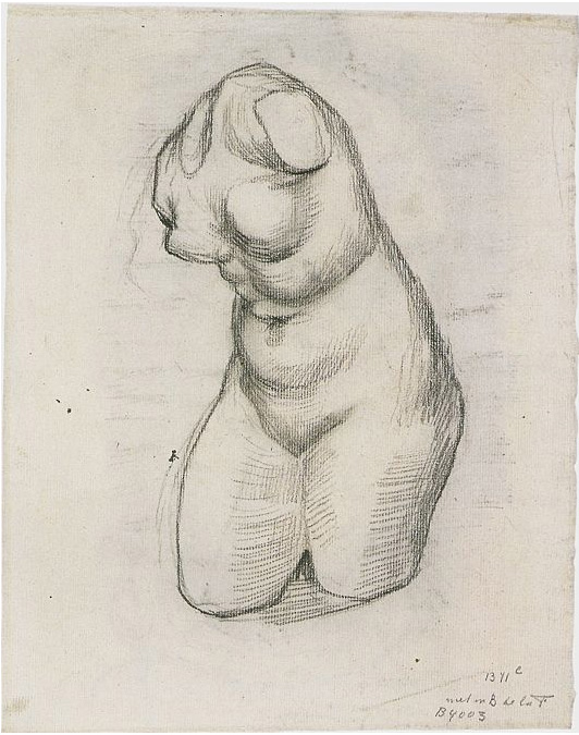 Vincent van Gogh's Torso of Venus Drawing