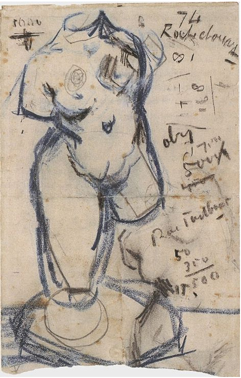 Vincent van Gogh Torso de Venus Drawing Vincent van Gogh's Torso de Venus Drawing