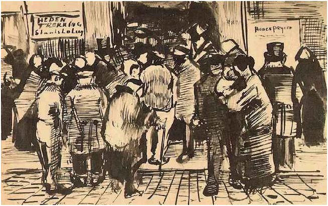 Vincent van Gogh Oficina de la lotería del estado LetterSketches Vincent van Gogh's Oficina de la lotería del estado LetterSketches