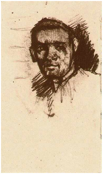 Vincent van Gogh Cabeza de un muchacho, con la cabeza descubierta Drawing Vincent van Gogh's Cabeza de un muchacho, con la cabeza descubierta Drawing