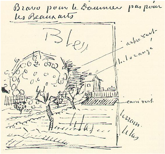 Vincent van Gogh Huerto y casa con techo naranja LetterSketches Vincent van Gogh's Huerto y casa con techo naranja LetterSketches