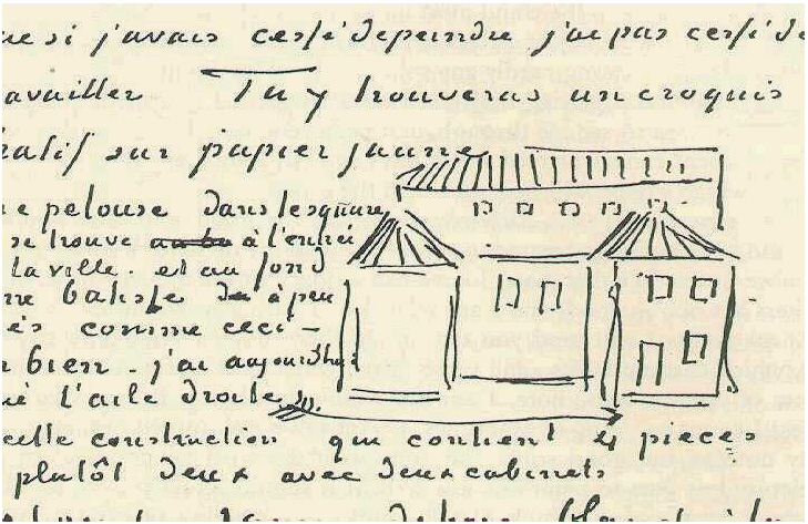 Vincent van Gogh Casa de Vincent LetterSketches Vincent van Gogh's Casa de Vincent LetterSketches