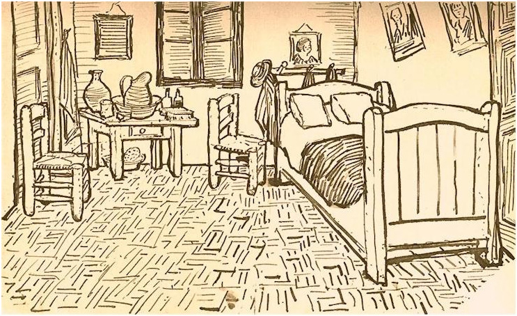 Vincents Bedroom In Arles By Vincent Van Gogh 2052