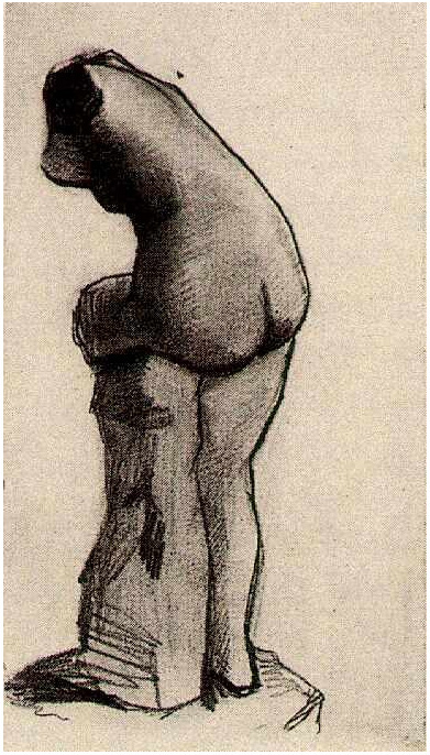Vincent van Gogh Plaster Statuette Drawing Vincent van Gogh's Plaster Statuette Drawing