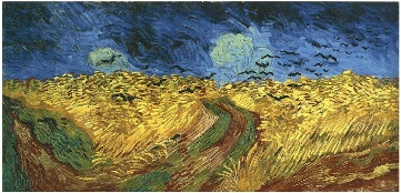 Vincent van Gogh Wheat Field with Crows Painting