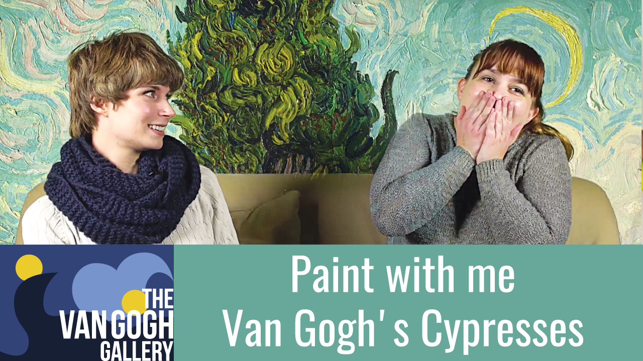 How to Paint Cypresses