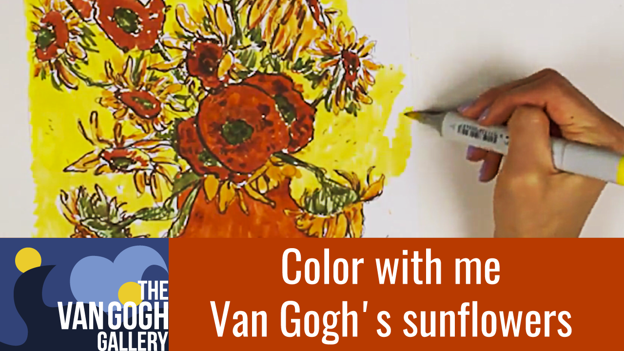 How to Color Sunflowers